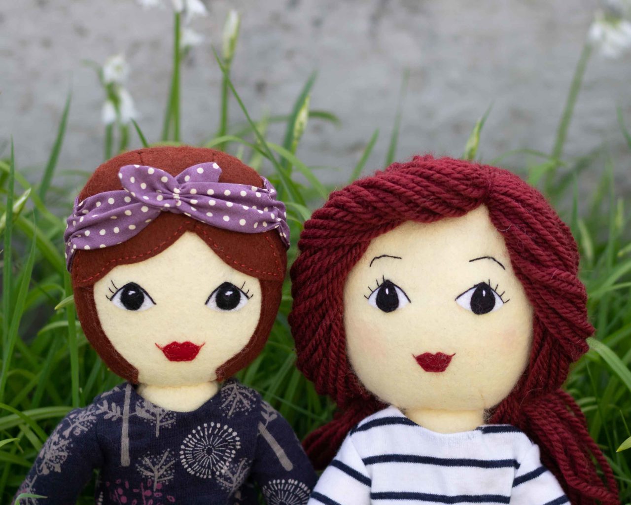 How to Make a Tilly Doll with Yarn Hair Tilly & Puffin