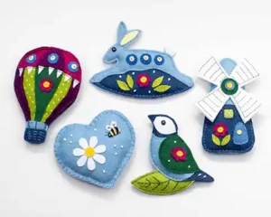 Felt Ornaments from the Spring Skies chapter of the book Felt Ornaments for All Occasions