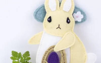 Making Felt Easter Bunnies